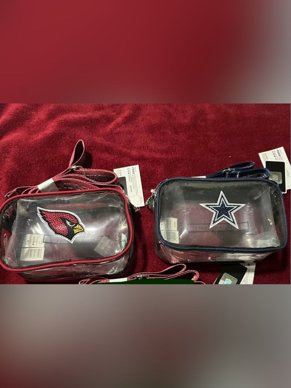 Clear NFL FOCO Team clear stadium Bags
